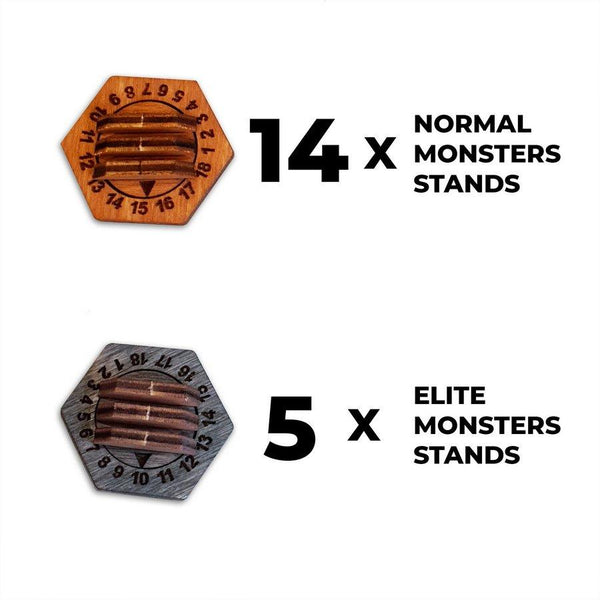 Set of 19 Monster Stands by Smonex