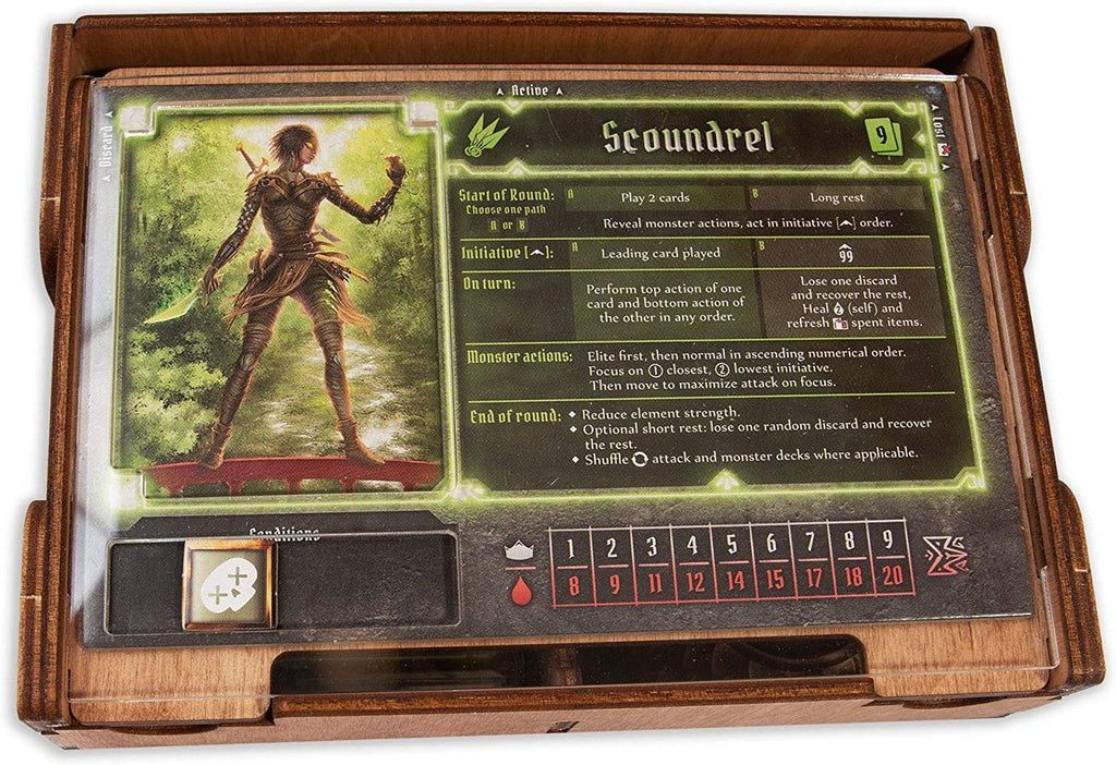 Gloomhaven Character Box and Player Tray Made of Wood - Choose 1 pc or –