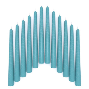 Teal Taper Candles