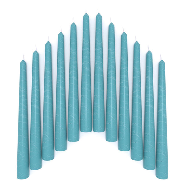 Teal Taper Candles